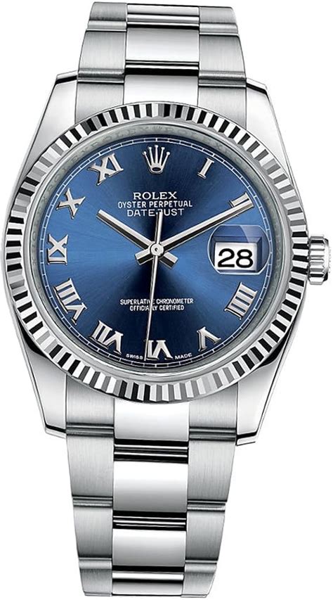 rolex uhren blaues zifferblatt